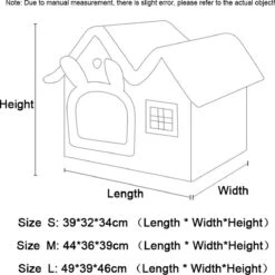 CAT Kattenmand Kattenhuis Maat M - Lekker Slapen Bed Hond Katten Huis Verwijderbare Kussen Ingesloten Pet Bed Voor Kat Kittens Puppy Pet Kat Accessoires 12 CAT Kattenmand Kattenhuis Maat M - Lekker Slapen Bed Hond Katten Huis Verwijderbare Kussen Ingesloten Pet Bed Voor Kat Kittens Puppy Pet Kat Accessoires -Hondenserie Winkel 1200x1200 268