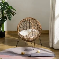 PawHut Kattenhuis Met Metalen Frame D30-442 13 PawHut Kattenhuis Met Metalen Frame D30-442 -Hondenserie Winkel 1200x1200 274