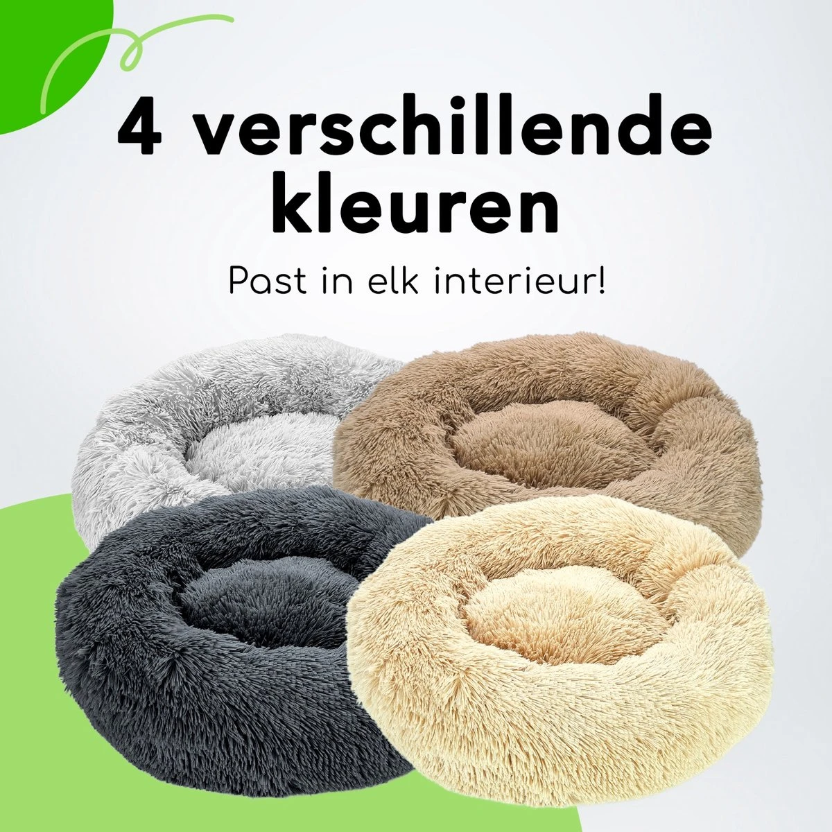 Doxie® Hondenmand – Kattenmand – ⌀ 100 Cm – Met Afneembare Hoesje – Lichtgrijs 10 Doxie® Hondenmand – Kattenmand – ⌀ 100 Cm – Met Afneembare Hoesje – Lichtgrijs - Afbeelding 8