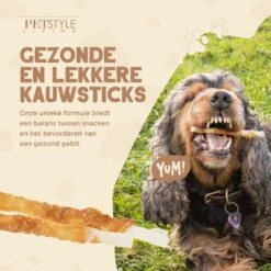 Petstyleliving Gedraaide Sticks Met Kip - Voordeelzak 100 Stuks 12,5cm - Hersluitbaar - Hondensnacks - Kauwstaaf 12 Petstyleliving Gedraaide Sticks Met Kip - Voordeelzak 100 Stuks 12,5cm - Hersluitbaar - Hondensnacks - Kauwstaaf -Hondenserie Winkel 1200x1200 317