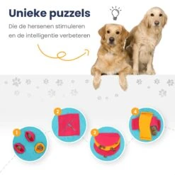 Snuffelmat 70x70cm Inclusief Rubberen Massage Bal & E-book - Speelmat Hond - Denkspel Hond - Puppy Speelgoed - Anti Schrok Mat - Honden Snoepjes - Cadeau Tip 13 Snuffelmat 70x70cm Inclusief Rubberen Massage Bal & E-book - Speelmat Hond - Denkspel Hond - Puppy Speelgoed - Anti Schrok Mat - Honden Snoepjes - Cadeau Tip -Hondenserie Winkel 1200x1200 337