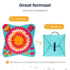Snuffelmat 70x70cm Inclusief Rubberen Massage Bal & E-book - Speelmat Hond - Denkspel Hond - Puppy Speelgoed - Anti Schrok Mat - Honden Snoepjes - Cadeau Tip 14 Snuffelmat 70x70cm Inclusief Rubberen Massage Bal & E-book - Speelmat Hond - Denkspel Hond - Puppy Speelgoed - Anti Schrok Mat - Honden Snoepjes - Cadeau Tip -Hondenserie Winkel 1200x1200 338