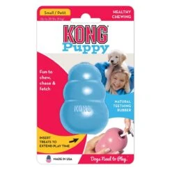 Kong Puppy - Kauwbot Hondenspeelgoed Small - Kauwbot - 85mm X 42mm - Groen/Wit -Hondenserie Winkel 1200x1200 375