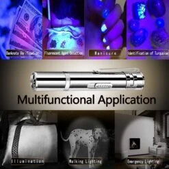 Merkloos Laserpen - Laserlamp - Laserpointer - Laser - Zaklamp - UV-Licht - Multifunctioneel - 7 Verschillende Standen - Dierenspeelgoed - USB-oplaadbaar -Hondenserie Winkel 1200x1200 380