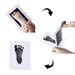 NOVOB® Inktafdruk Maat S (12.5x8cm) - Voetafdruk Baby - Handafdruk Baby - Pootafdruk Hond | Voor Baby Of Huisdieren (+/- 20kg) 10 NOVOB® Inktafdruk Maat S (12.5x8cm) - Voetafdruk Baby - Handafdruk Baby - Pootafdruk Hond | Voor Baby Of Huisdieren (+/- 20kg) -Hondenserie Winkel 1200x1200 417