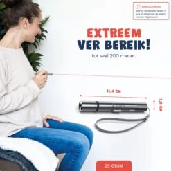 Laserpen - USB Oplaadbaar - Kattenspeeltjes - 7 Verschillende Standen - Laserlampje - RVS Zilver - Laser Pointer -Hondenserie Winkel 1200x1200 441