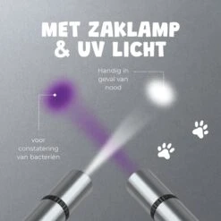 Laserpen - USB Oplaadbaar - Kattenspeeltjes - 7 Verschillende Standen - Laserlampje - RVS Zilver - Laser Pointer -Hondenserie Winkel 1200x1200 444