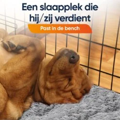 Happysnoots Hondenkussen 70 X 50cm - Hondenbed - Donut Dog Bed - Fluffy - Grijs - Wasbaar 19 Happysnoots Hondenkussen 70 X 50cm - Hondenbed - Donut Dog Bed - Fluffy - Grijs - Wasbaar -Hondenserie Winkel 1200x1200 46