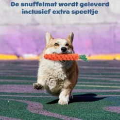 Snuffelmat Hond - Likmat Hond - Honden Speelgoed Intelligentie - Anti Schrokbak Hond - Honden Speeltjes - 100cmx100cm -Hondenserie Winkel 1200x1200 462