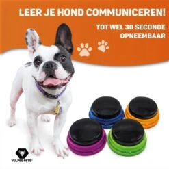 Vulpes Pets® PRO Praatknop Voor Honden Met Speelmat - Dogbuttons - Laat Uw Huisdier Spreken - Hondenspeelgoed - Honden Training - Inclusief E-Book En Speelmat 21 Vulpes Pets® PRO Praatknop Voor Honden Met Speelmat - Dogbuttons - Laat Uw Huisdier Spreken - Hondenspeelgoed - Honden Training - Inclusief E-Book En Speelmat -Hondenserie Winkel 1200x1200 486