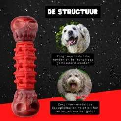 Kauwbot Hond Extra Sterk Kauwspeelgoed Melk Geur Smaak Honden Speelgoed - Rood Wit - Dutchwide -Hondenserie Winkel 1200x1200 542