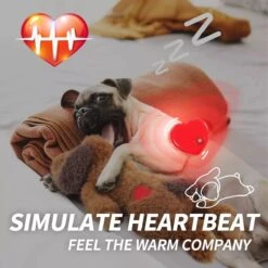 Merkloos Hondenknuffel - Puppyknuffel Met Hartslag - Knuffel Met Hartslag - Antistress Hond - Hondenspeelgoed -Hondenserie Winkel 1200x1200 572