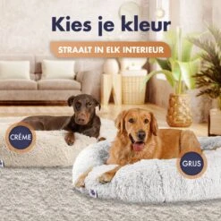 Pet Perfect Donut Hondenmand XXL - 100cm - Fluffy Hondenkussen - Hondenbed - Créme/Bruin 17 Pet Perfect Donut Hondenmand XXL - 100cm - Fluffy Hondenkussen - Hondenbed - Créme/Bruin -Hondenserie Winkel 1200x1200 6