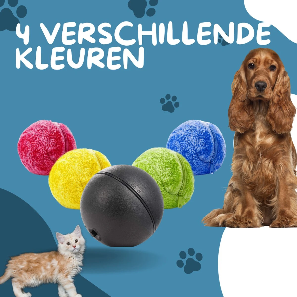 Merkloos Magic Roller Ball – Honden Speelgoed – Kattenspeeltjes - Honden Speeltjes - Kattenspeelgoed - INCLUSIEF BATTERIJ 7 Merkloos Magic Roller Ball – Honden Speelgoed – Kattenspeeltjes - Honden Speeltjes - Kattenspeelgoed - INCLUSIEF BATTERIJ - Afbeelding 5