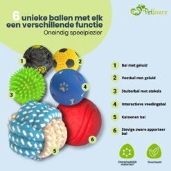 Petloverz Ballen Set - Honden Speelgoed - Intelligentie - Ballen - 6 Stuks -Hondenserie Winkel 1200x1200 652