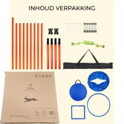 AYOO Agility Voor De Hond - Honden Agility Set - Honden Training - Honden Behendigheid Set - Honden Parcours - Training Huisdieren - Tunnel - Slalom - Horde - Draagzak - 21 Delig - GRATIS Speeltouw 14 AYOO Agility Voor De Hond - Honden Agility Set - Honden Training - Honden Behendigheid Set - Honden Parcours - Training Huisdieren - Tunnel - Slalom - Horde - Draagzak - 21 Delig - GRATIS Speeltouw -Hondenserie Winkel 1200x1200 704