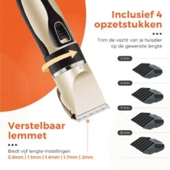 PetGoods Hondentondeuse - 10 Delige Set - Katten & Honden - Draadloos - Low Noise - Incl. Schaar, Nagelknipper, Vijl & Kam 18 PetGoods Hondentondeuse - 10 Delige Set - Katten & Honden - Draadloos - Low Noise - Incl. Schaar, Nagelknipper, Vijl & Kam -Hondenserie Winkel 1200x1200 833