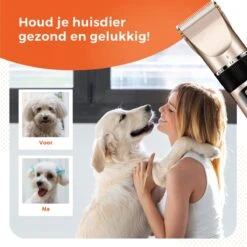 PetGoods Hondentondeuse - 10 Delige Set - Katten & Honden - Draadloos - Low Noise - Incl. Schaar, Nagelknipper, Vijl & Kam 20 PetGoods Hondentondeuse - 10 Delige Set - Katten & Honden - Draadloos - Low Noise - Incl. Schaar, Nagelknipper, Vijl & Kam -Hondenserie Winkel 1200x1200 835