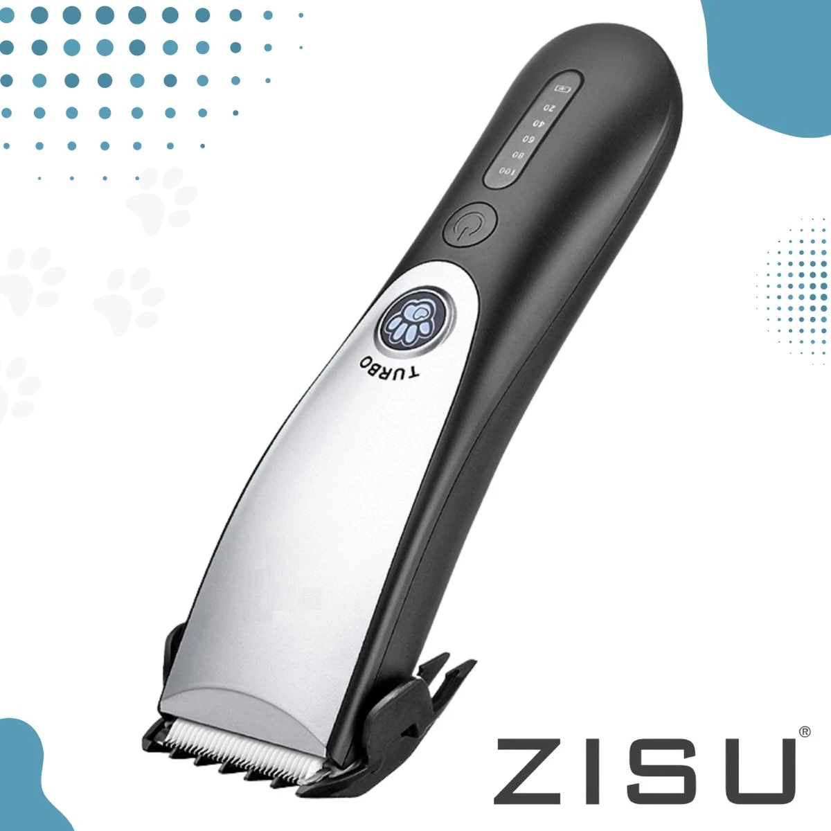 Hondentondeuse - Hondentrimmer - Dieren Tondeuse - Draadloos - 4 Opzetkammen - INCLUSIEF SNACKJE - Zwart 7 Hondentondeuse - Hondentrimmer - Dieren Tondeuse - Draadloos - 4 Opzetkammen - INCLUSIEF SNACKJE - Zwart - Afbeelding 5