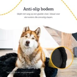 All 4 Pets Supply® Hondenmand Donut - Maat M - Geschikt Voor Honden Tot 50 Cm - Hondenkussen - Zwart -Hondenserie Winkel 1200x1200 95
