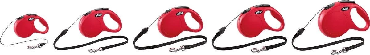 Flexi New Classic Koord - Hondenriem - Rood - S - 8 M - (<12 Kg) 12 Flexi New Classic Koord - Hondenriem - Rood - S - 8 M - (<12 Kg) - Afbeelding 11