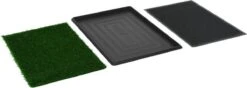 VidaXL Huisdierentoilet Met Bak En Kunstgras 76x51x3 Cm Groen -Hondenserie Winkel 1200x429 1