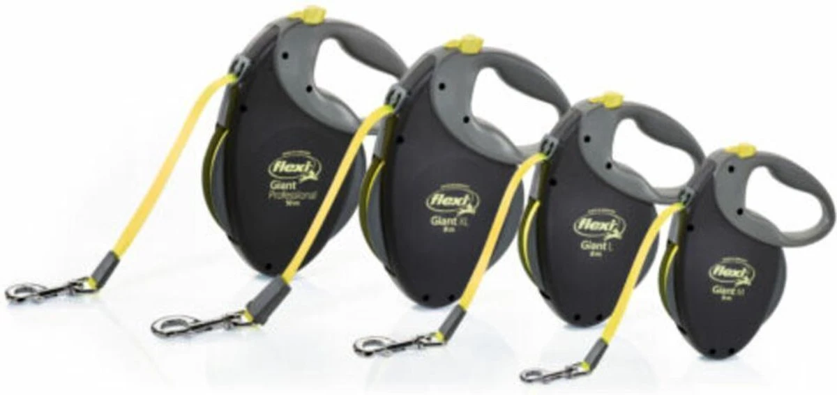 Flexi Giant Tape - Hondenriem - Zwart/Geel - L - 10 M - (<50 Kg) 15 Flexi Giant Tape - Hondenriem - Zwart/Geel - L - 10 M - (<50 Kg) - Afbeelding 13