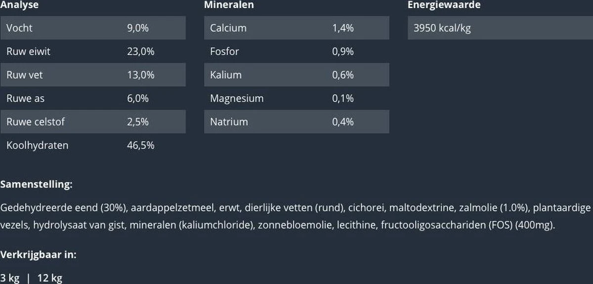 Prins Procare Graanvrij Sensible Hypoallergic - 12 KG 8 Prins Procare Graanvrij Sensible Hypoallergic - 12 KG - Afbeelding 6