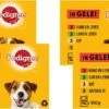 Pedigree Adult Honden Natvoer - Vlees & Gevogelte In Gelei - 4 X 6 Stuks