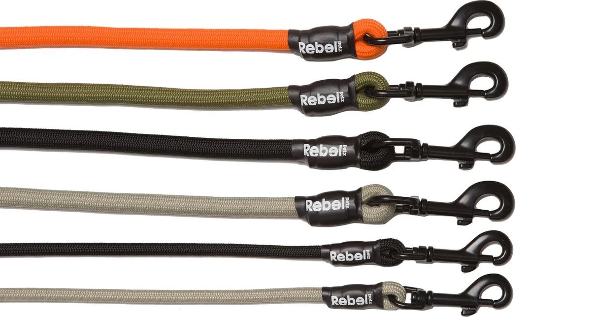 Rebel Petz - Sterke Gevlochten Hondenlijn Van Touw - Kleur: Oranje, Maat: Large 17 Rebel Petz - Sterke Gevlochten Hondenlijn Van Touw - Kleur: Oranje, Maat: Large - Afbeelding 15