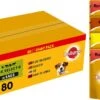 Pedigree Adult In Saus Honden Natvoer - Vier Verschillende Smaken - 80 X 100 Gr