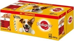 Pedigree Nat Hondenvoedsel 40 Zakjes Van 100gr = 4 Kg Nat Hondenvoer -Hondenserie Winkel 1200x668