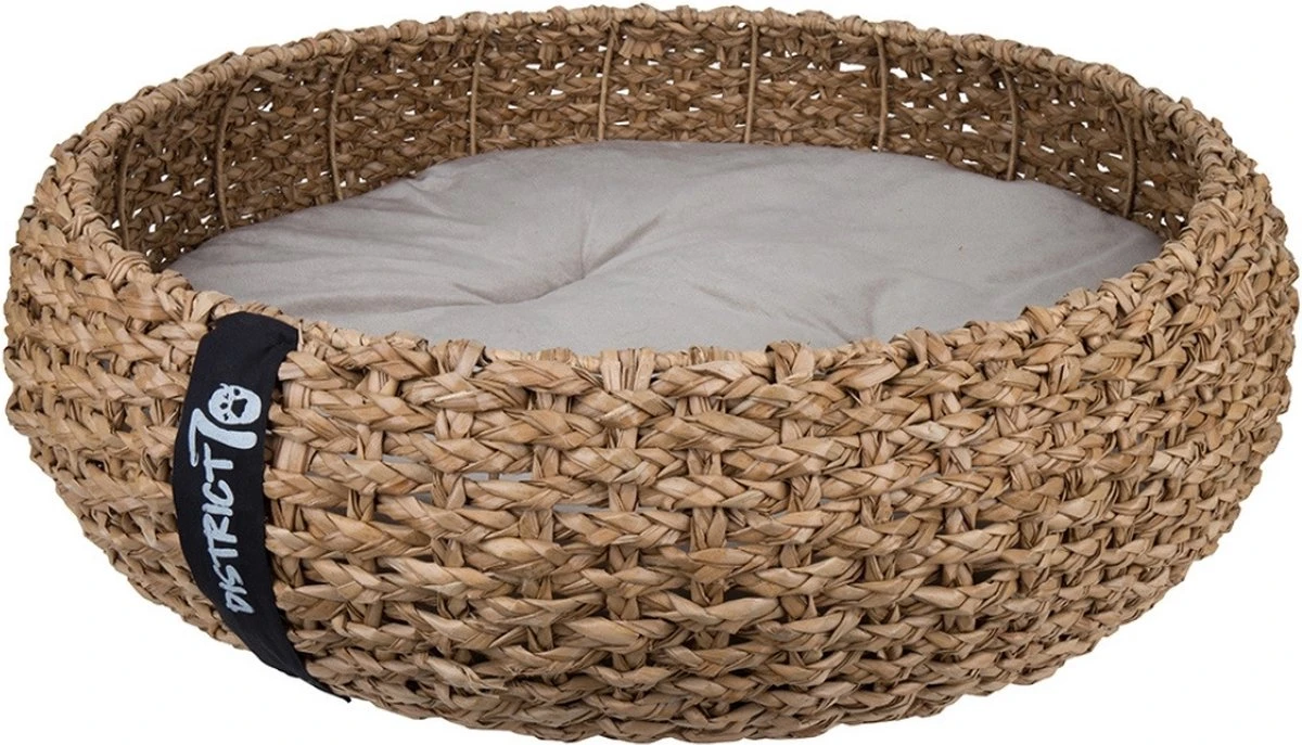District 70 COCOON - Luxe Hondenmand Van Duurzaam Hoogwaardig Riet Met Zacht Kussen - Maten S/M/L - Large 3 District 70 COCOON - Luxe Hondenmand Van Duurzaam Hoogwaardig Riet Met Zacht Kussen - Maten S/M/L - Large