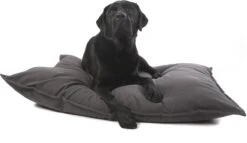 Lex & Max Tivoli - Hondenkussen - Rechthoek - 100x70cm - Grijs -Hondenserie Winkel 1200x695