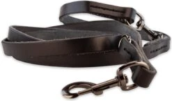 Multifunctionele Hondenriem - 220cm - Volledig Zwart - Leren Hondenriem - 100% Volnerfleer - Hondenriem Leer -Hondenserie Winkel 1200x707 1