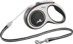 Flexi Rollijn New Comfort Tape M 5 M - Hondenriem - Zwart&Lichtgrijs -Hondenserie Winkel 1200x730 4