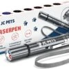 Laserpen - USB Oplaadbaar - Kattenspeeltjes - 7 Verschillende Standen - Laserlampje - RVS Zilver - Laser Pointer