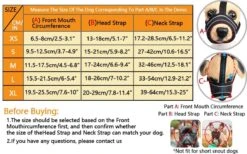 Merkloos Hoog Kwaliteit Muilkorf Met Bedrukt Patroon - Muilkorf Hond - Hondensnuit - Anti Blaf En Bijt - Voor Kleine En Grote Honden Maat M Zwart Reflecterend -Hondenserie Winkel 1200x746 8