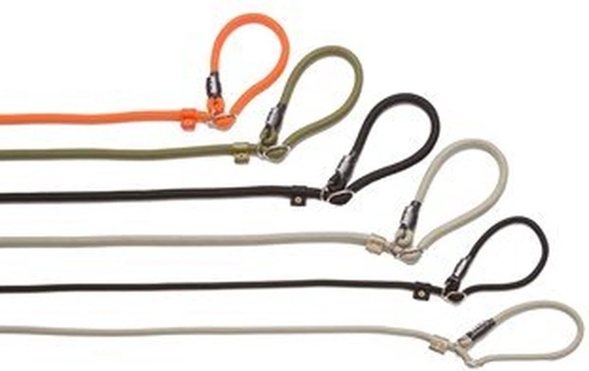 Rebel Petz - Honden Trainingslijn Met Halsband - Taupe, Zwart, Groen & Oranje - Maat Small Of Large - Kleur: Taupe, Maat: Large 8 Rebel Petz - Honden Trainingslijn Met Halsband - Taupe, Zwart, Groen & Oranje - Maat Small Of Large - Kleur: Taupe, Maat: Large - Afbeelding 6