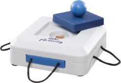 Trixie Dogtoy Dog Activity Strategy Game Gamble Box - Piepend Speelgoed - 15cm X 15cm X 9cm - Zwart/rood/oranje -Hondenserie Winkel 1200x826 1