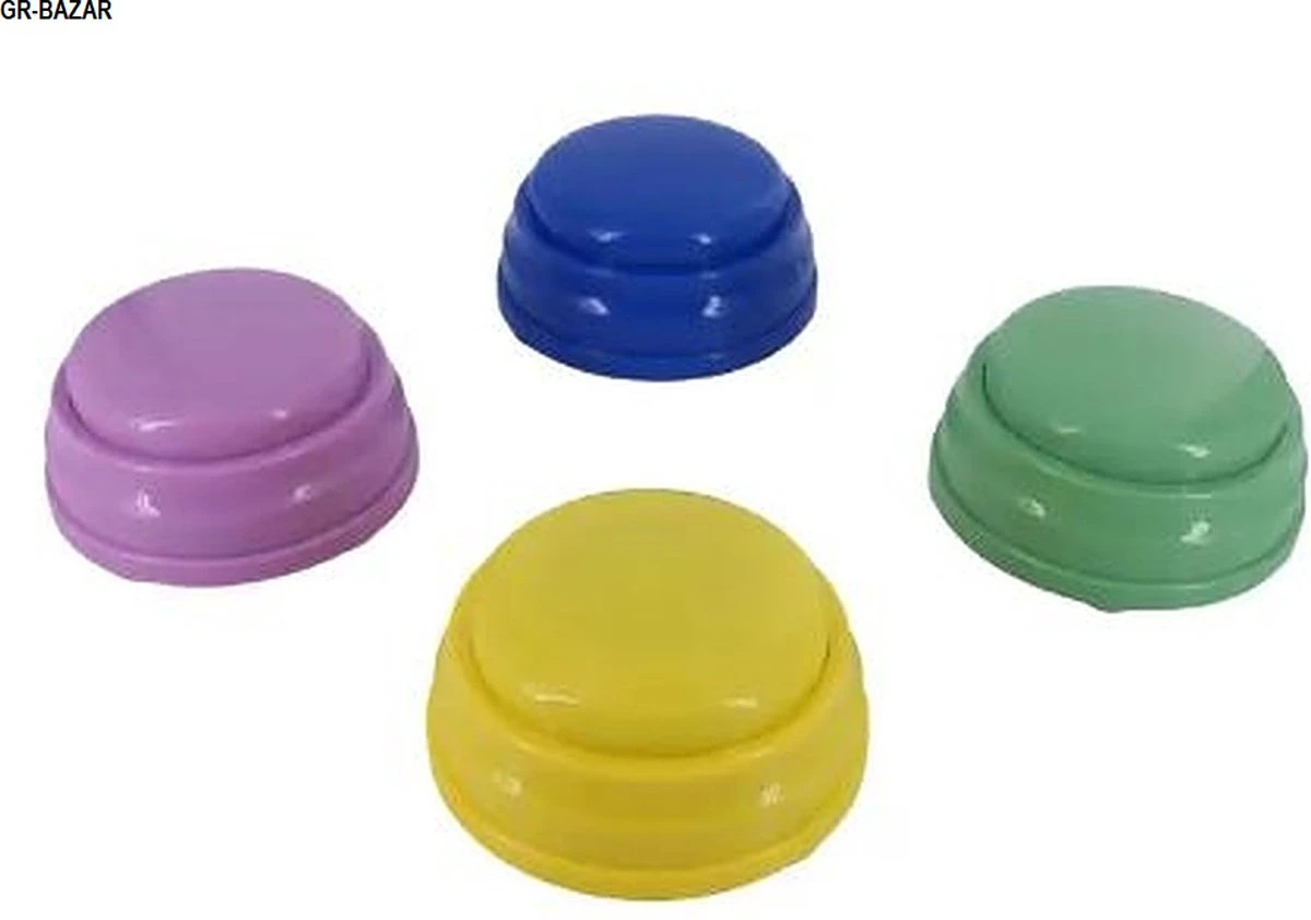 XDT Praatknoppen 4 Stuks - Opneembare Knoppen - Hondentraining 6 XDT Praatknoppen 4 Stuks - Opneembare Knoppen - Hondentraining - Afbeelding 4