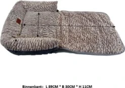 Cannie NEW Comfortabele - Hondenmand - Hondenbed - Warme Winter - 60*50*16 - Blauw -Hondenserie Winkel 1200x848