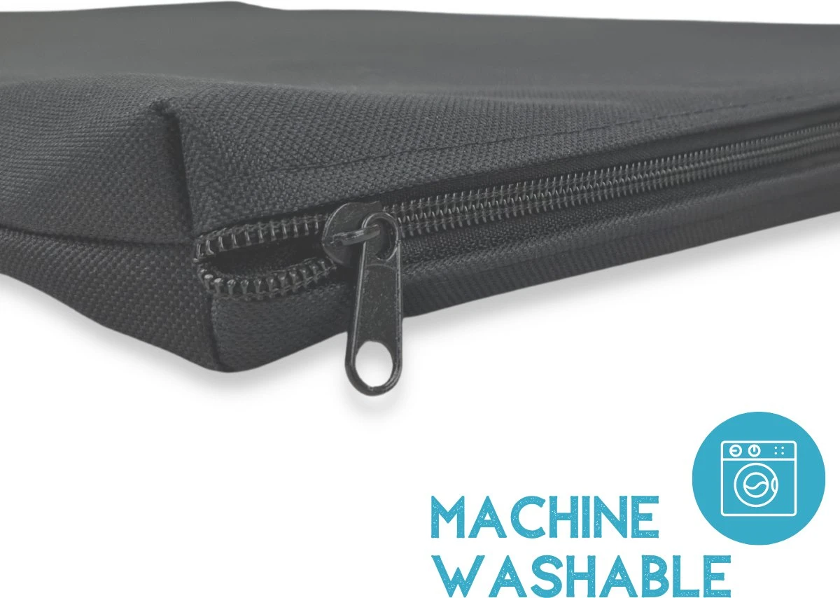 Topmast Waterproof Benchkussen - Nylon - Antraciet - 90 X 60 Cm - Benchmat - Benchmatras - Waterafstotend - Hondenkussen 4 Topmast Waterproof Benchkussen - Nylon - Antraciet - 90 X 60 Cm - Benchmat - Benchmatras - Waterafstotend - Hondenkussen - Afbeelding 2