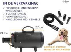 Forgoods Professionele Hondenfohn - Waterblazer Voor Honden - Hondenfohn Met 4 Opzetstukken - 2800W Verstelbaar Vermogen - Roze 18 Forgoods Professionele Hondenfohn - Waterblazer Voor Honden - Hondenfohn Met 4 Opzetstukken - 2800W Verstelbaar Vermogen - Roze -Hondenserie Winkel 1200x890 4