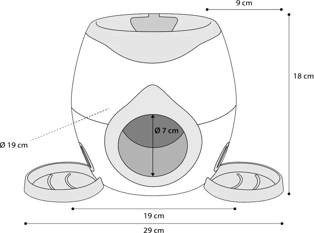 Flamingo - Hondenspeelgoed Wilson Interactive - Groen - 29.5 X 18 X 18 Cm 8 Flamingo - Hondenspeelgoed Wilson Interactive - Groen - 29.5 X 18 X 18 Cm - Afbeelding 6