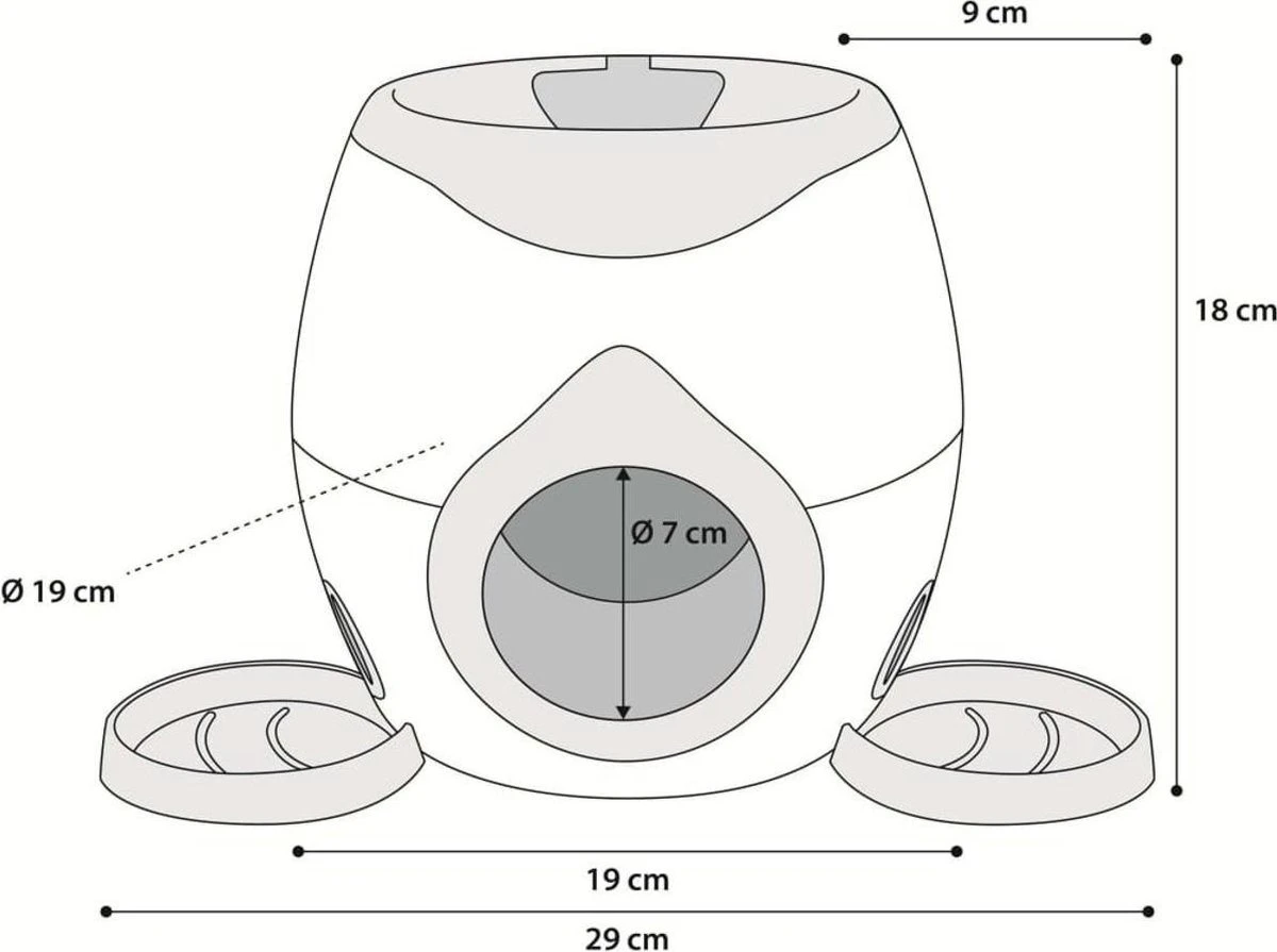 Flamingo - Hondenspeelgoed Wilson Interactive - Groen - 29.5 X 18 X 18 Cm 5 Flamingo - Hondenspeelgoed Wilson Interactive - Groen - 29.5 X 18 X 18 Cm - Afbeelding 3