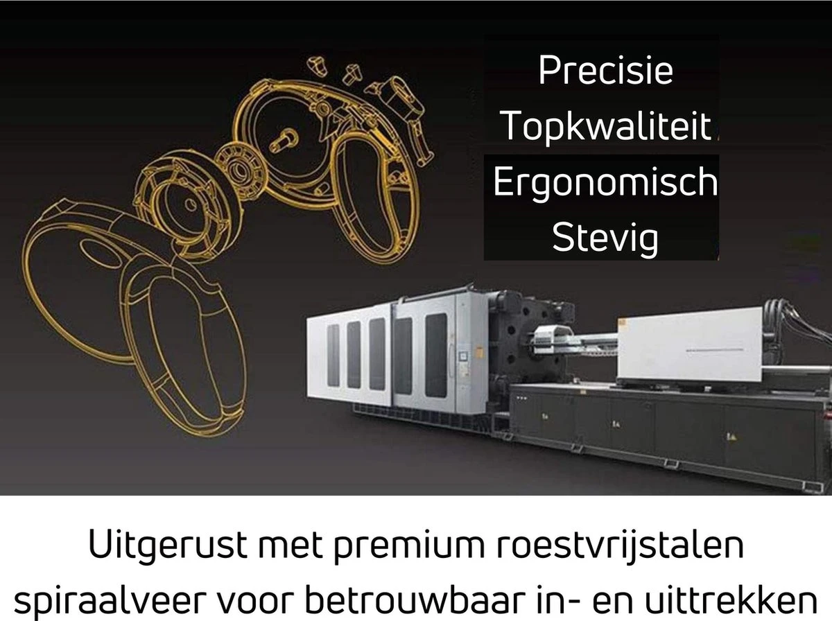 Hondenriem - Leiband Hond - Rollijn - 5 Meter - Beige - Riem Met Oprolsysteem - Hondenriem Flexi - Hondenlijn - Uitlaatriem 5 Hondenriem - Leiband Hond - Rollijn - 5 Meter - Beige - Riem Met Oprolsysteem - Hondenriem Flexi - Hondenlijn - Uitlaatriem - Afbeelding 3