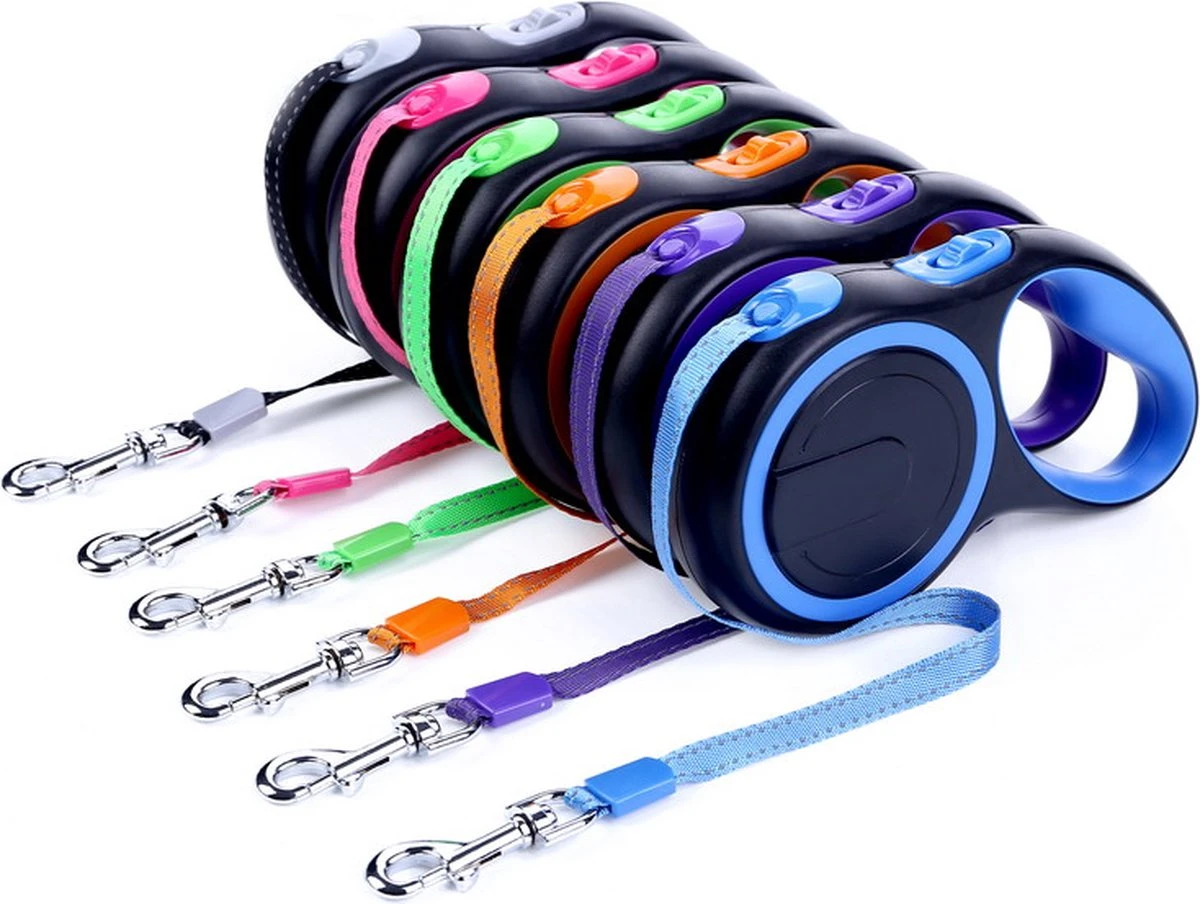 Stevige Hondenriem – 8 Meter – Swifth – Grijs – Comfort Grip – One-Touch Lock Release 3 Stevige Hondenriem – 8 Meter – Swifth – Grijs – Comfort Grip – One-Touch Lock Release