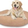 Peaceful Pooch L - Pluizig Hondenbed - 94cm Diameter - Opvouwbaar - In Verschillende Maten. Kattenbed - Wasbaar - Uitneembare Vulling - Ontspant Gewrichten En Spieren - Anti-slip Noppenbodem -Hondenserie Winkel 1200x913