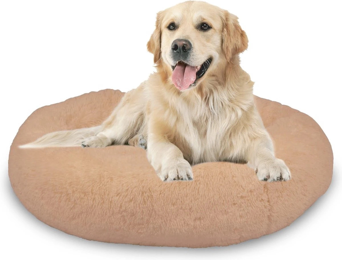 Peaceful Pooch L - Pluizig Hondenbed - 94cm Diameter - Opvouwbaar - In Verschillende Maten. Kattenbed - Wasbaar - Uitneembare Vulling - Ontspant Gewrichten En Spieren - Anti-slip Noppenbodem 3 Peaceful Pooch L - Pluizig Hondenbed - 94cm Diameter - Opvouwbaar - In Verschillende Maten. Kattenbed - Wasbaar - Uitneembare Vulling - Ontspant Gewrichten En Spieren - Anti-slip Noppenbodem